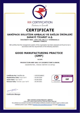Good Manufacturing Practice